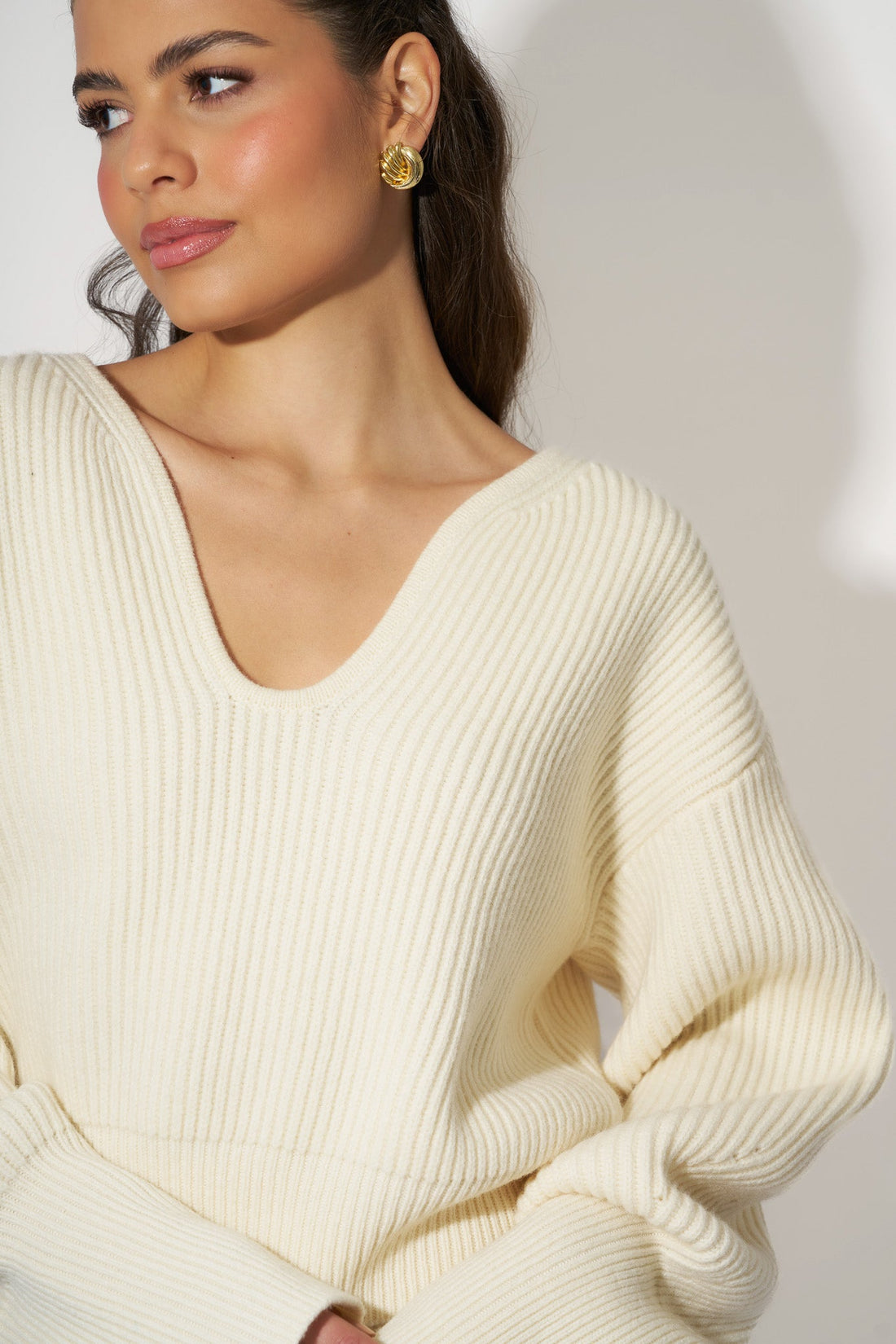 Ribbed Oversized Jumper